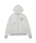 high-school-disco-ss-26-fairy-hotfix-stripe-zip-up-hoodie-melange-grey-melange-grey-s