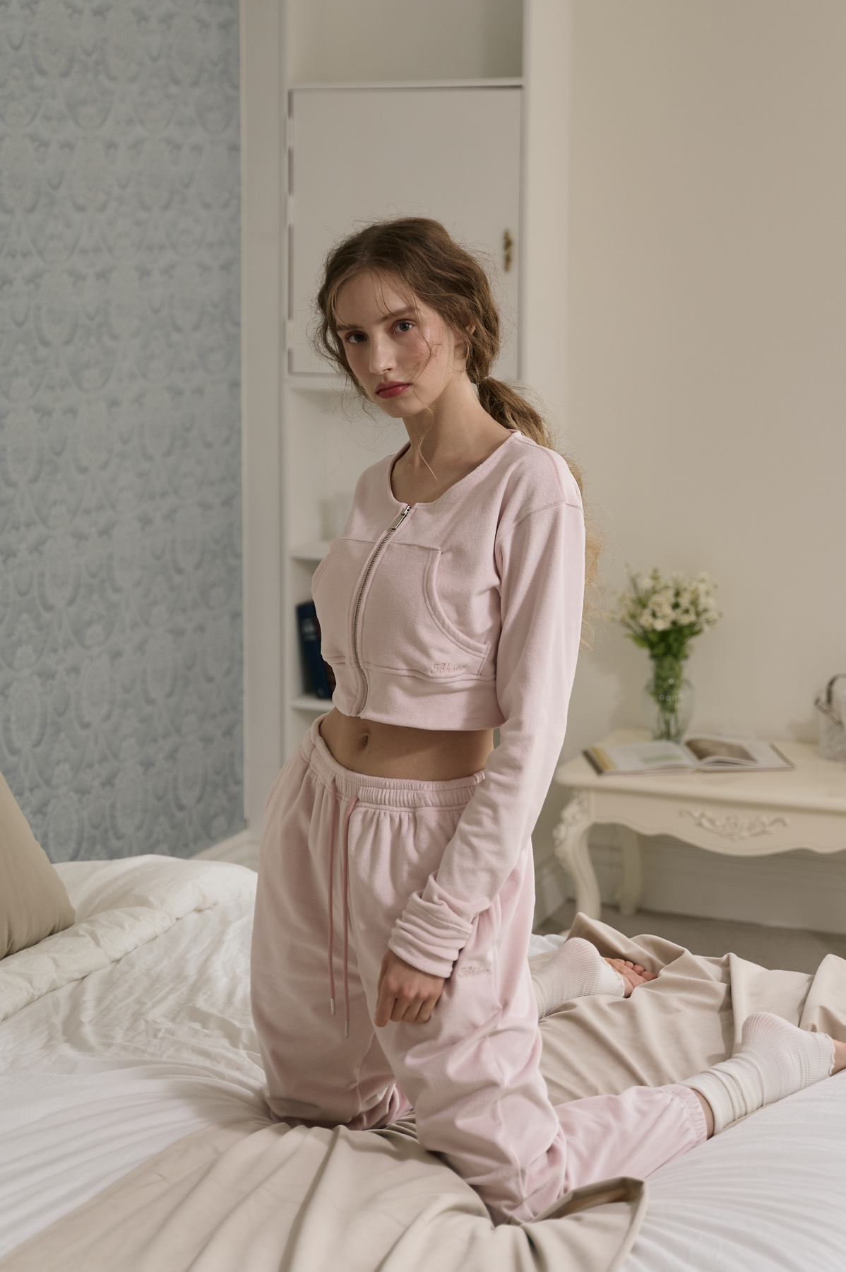 schnee-fw-25-ballerina-crop-zip-up-dreamy-pink-dreamy-pink-s