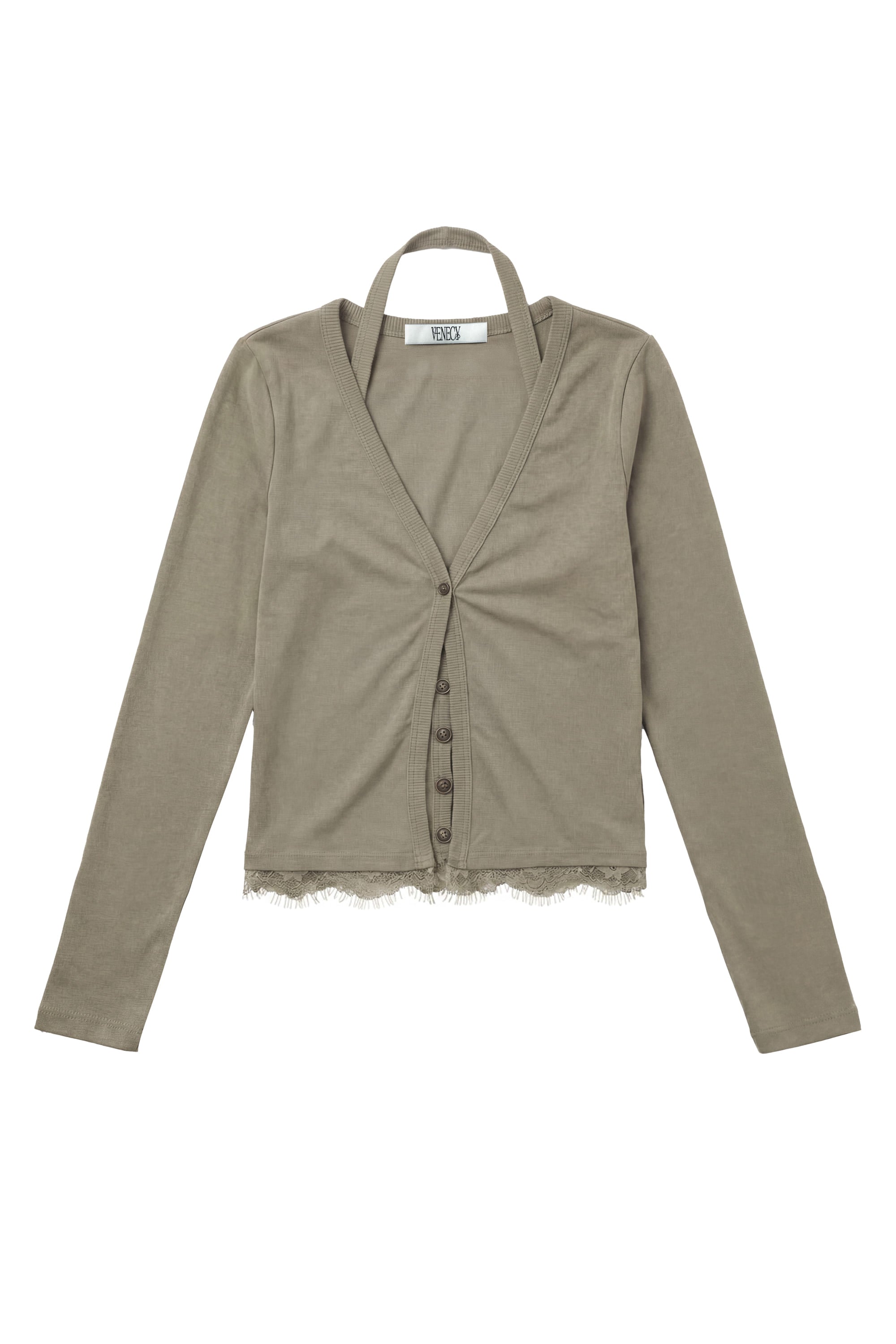 venecy-ss-26-layered-halter-top-beige-s