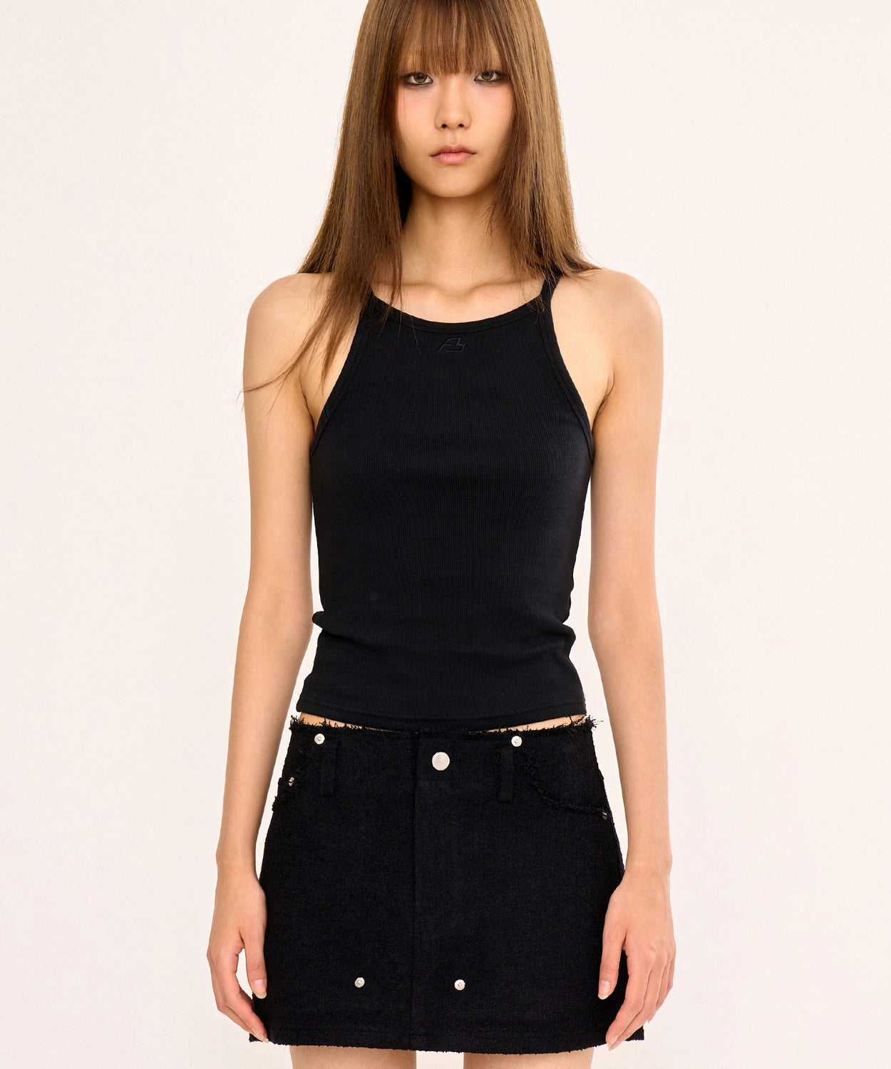 fanyoung-fw-25-high-tank-top-black-white-green-pink-black-s