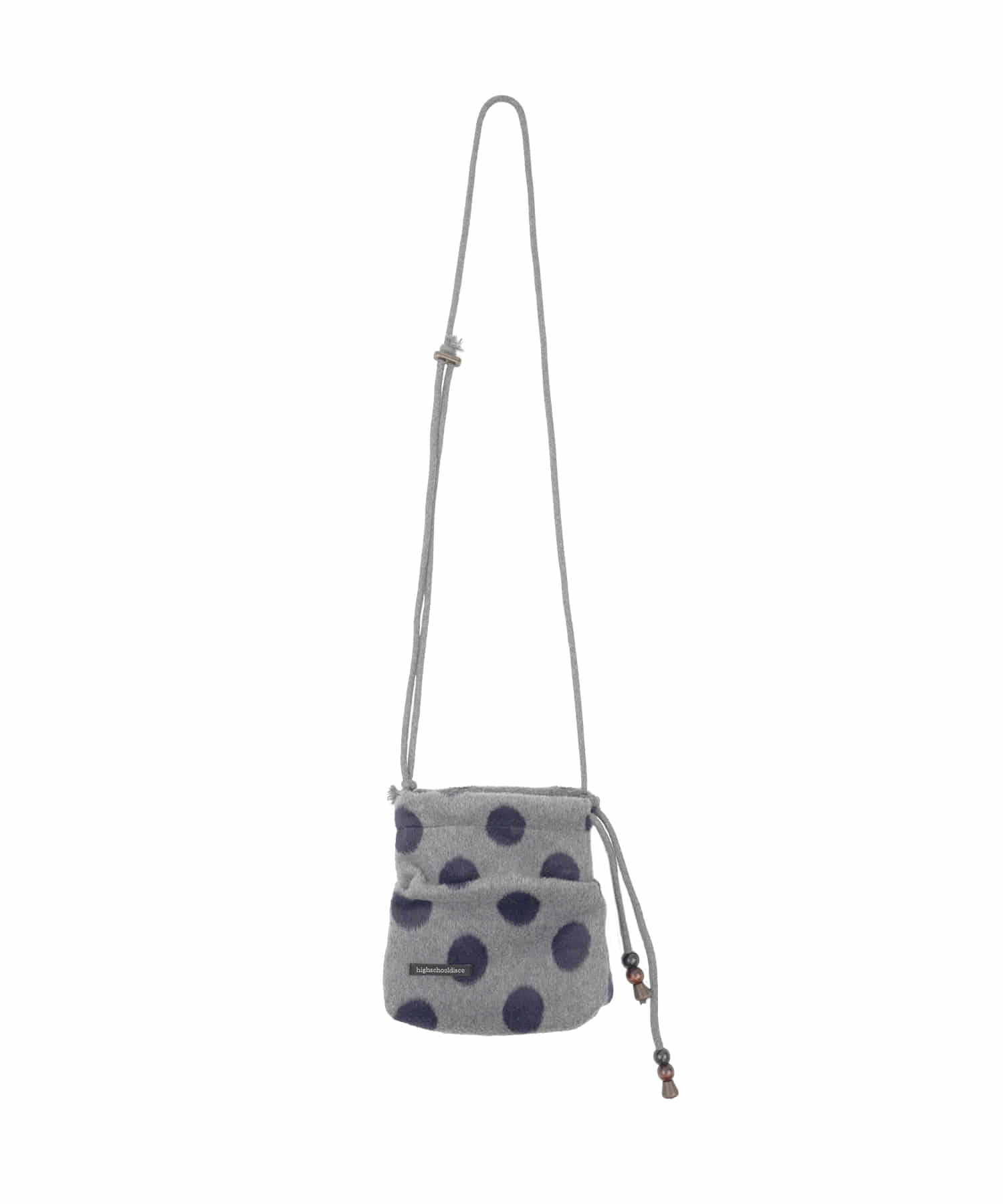high-school-disco-fw-25-cozy-dot-mini-cross-bag-gray-gray-s