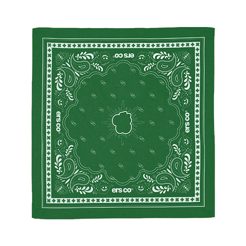 ersco-fw-25-ersco-logo-bandana-green-green-s