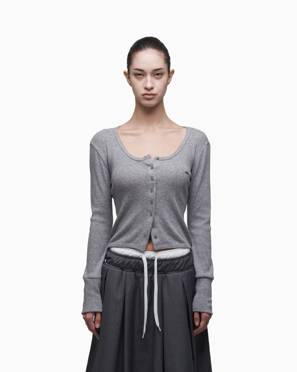 synerjyn-fw-26-slim-rib-knit-cardigan-melange-melange-s