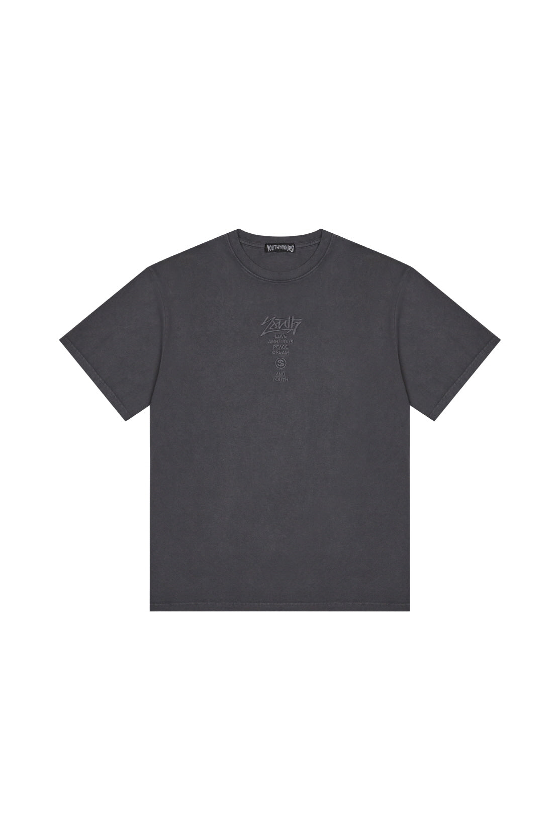 youthisyours-ss-25-y5-variety-tee-charcoal-charcoal-s