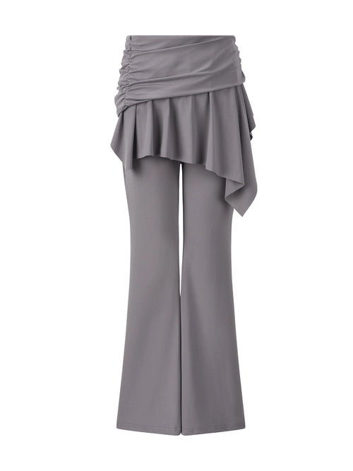 a-few-comments-fw-25-boot-cut-jersey-skirt-pants-grey-grey-s