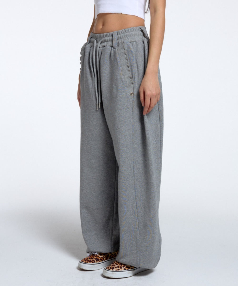 call-out-new-year-fw-26-cony-ruffle-pants-melange-melange-gray-s