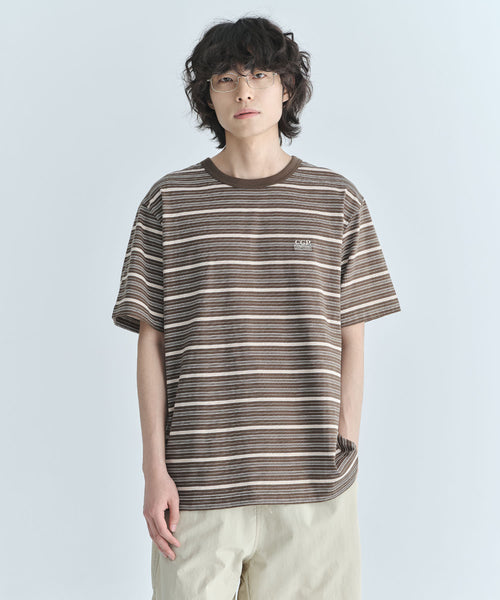 codegraphy-ss-26-multi-stripe-short-sleeve-t-shirt-khaki-khaki-s