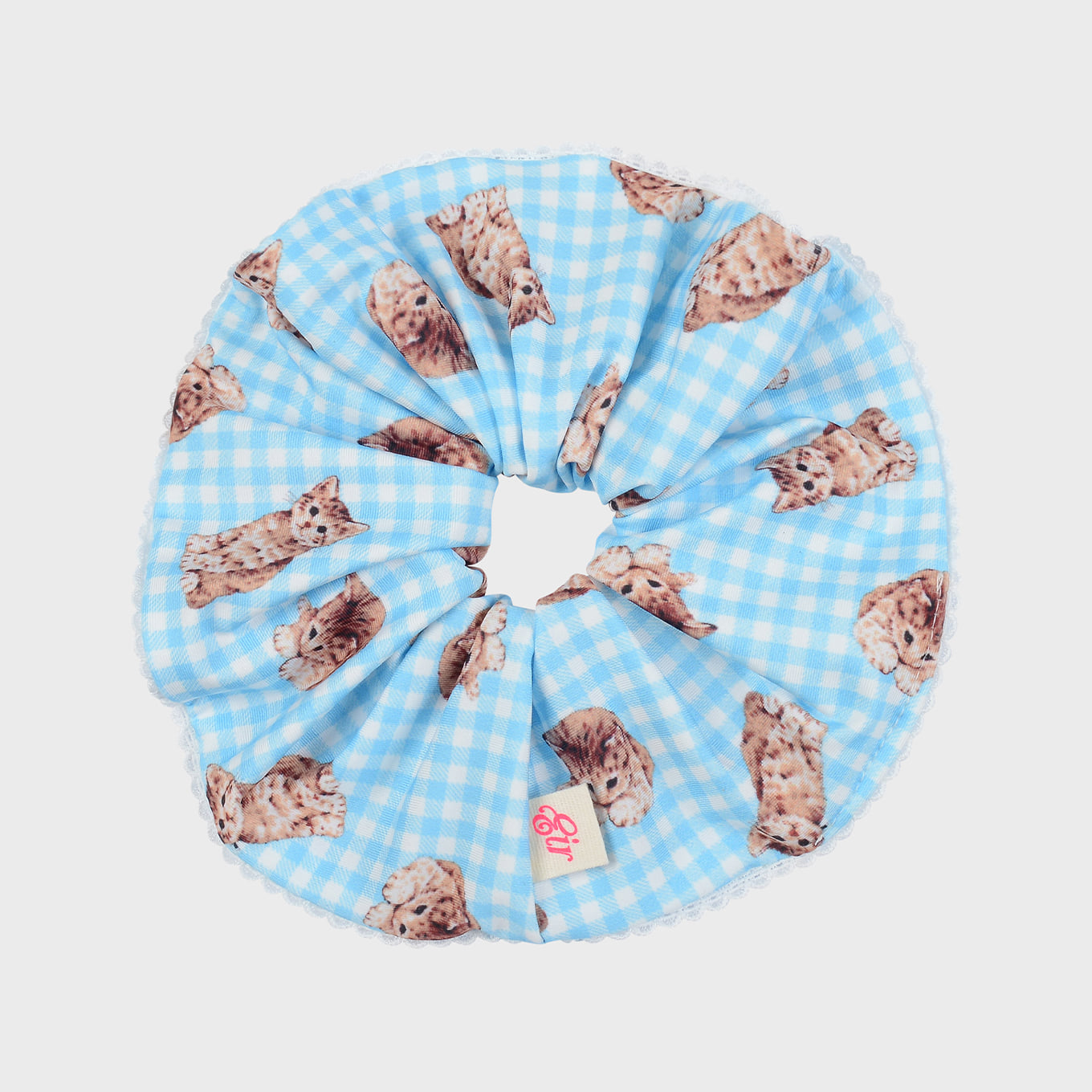 eireve-ss-26-kitten-check-scrunchie-blue-blue-s