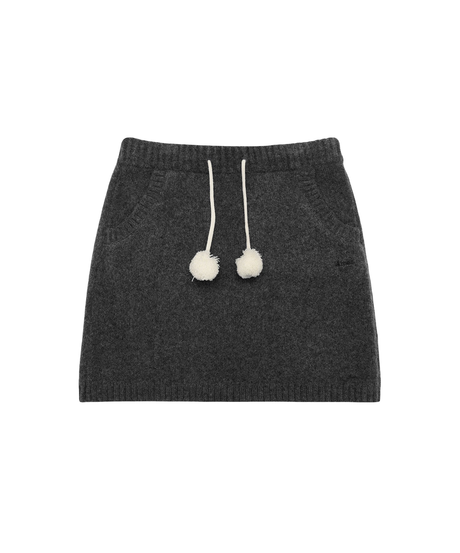 ames-worldwide-fw-25-knit-mini-skirt-charcoal-charcoal-s