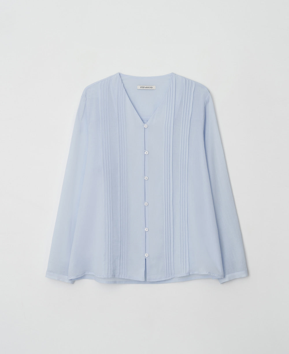 step-around-ss-26-soft-pintuck-v-neck-blouse-sky-blue-sky-blue-s