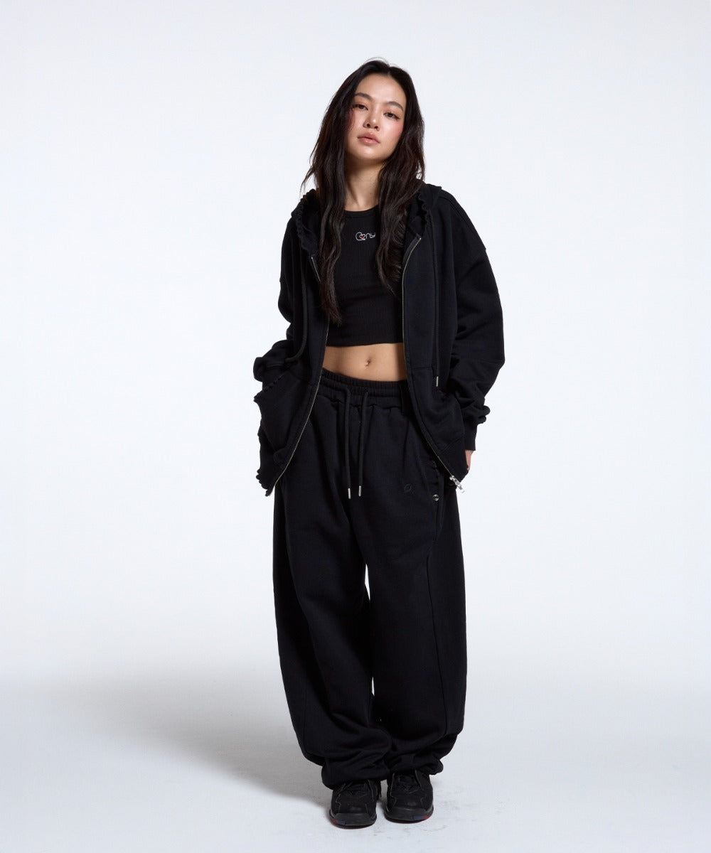 call-out-new-year-ss-26-cony-ruffle-pants-black-black-s