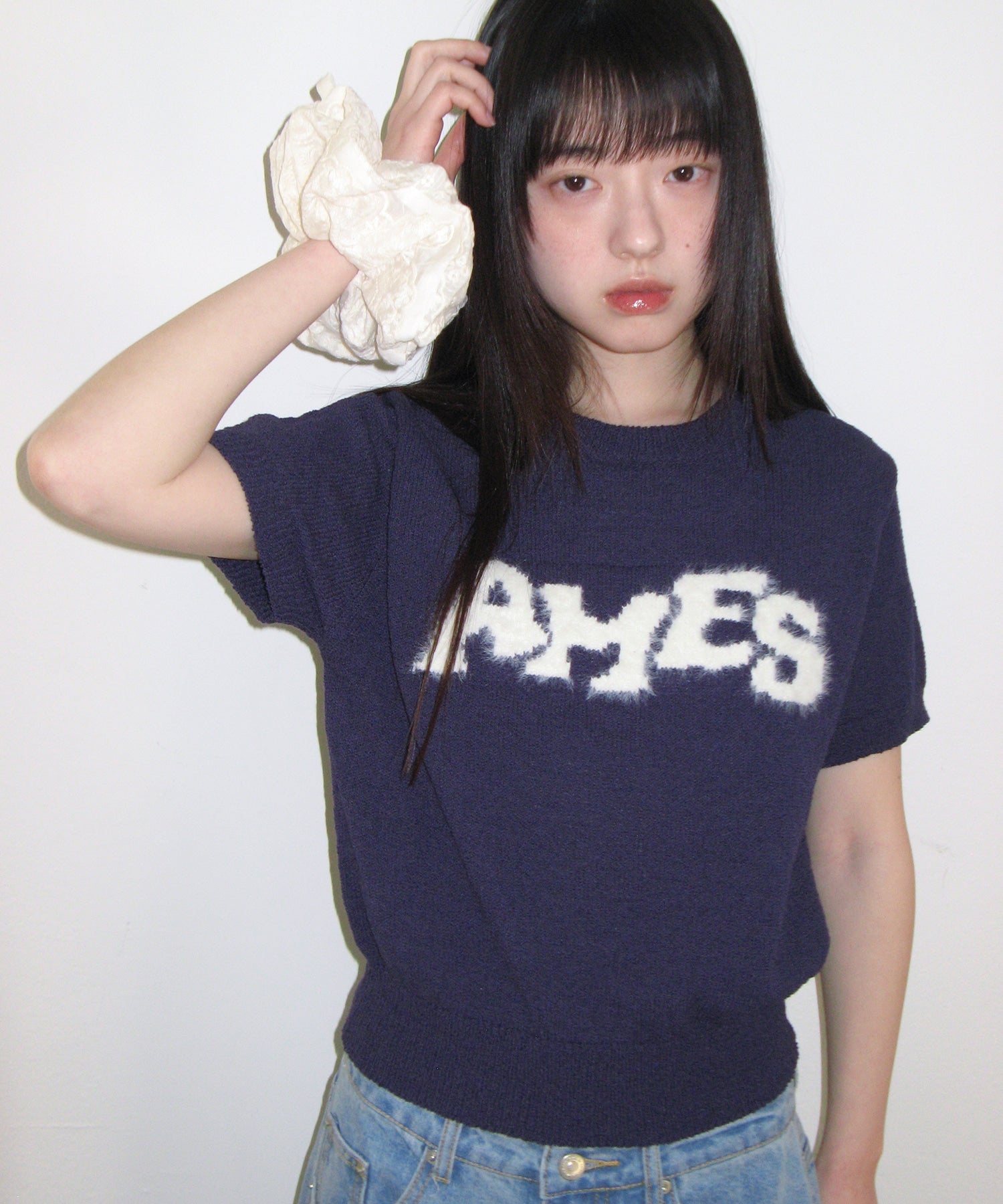ames-worldwide-ss-26-hairy-logo-short-sleeve-knit-navy-navy-s