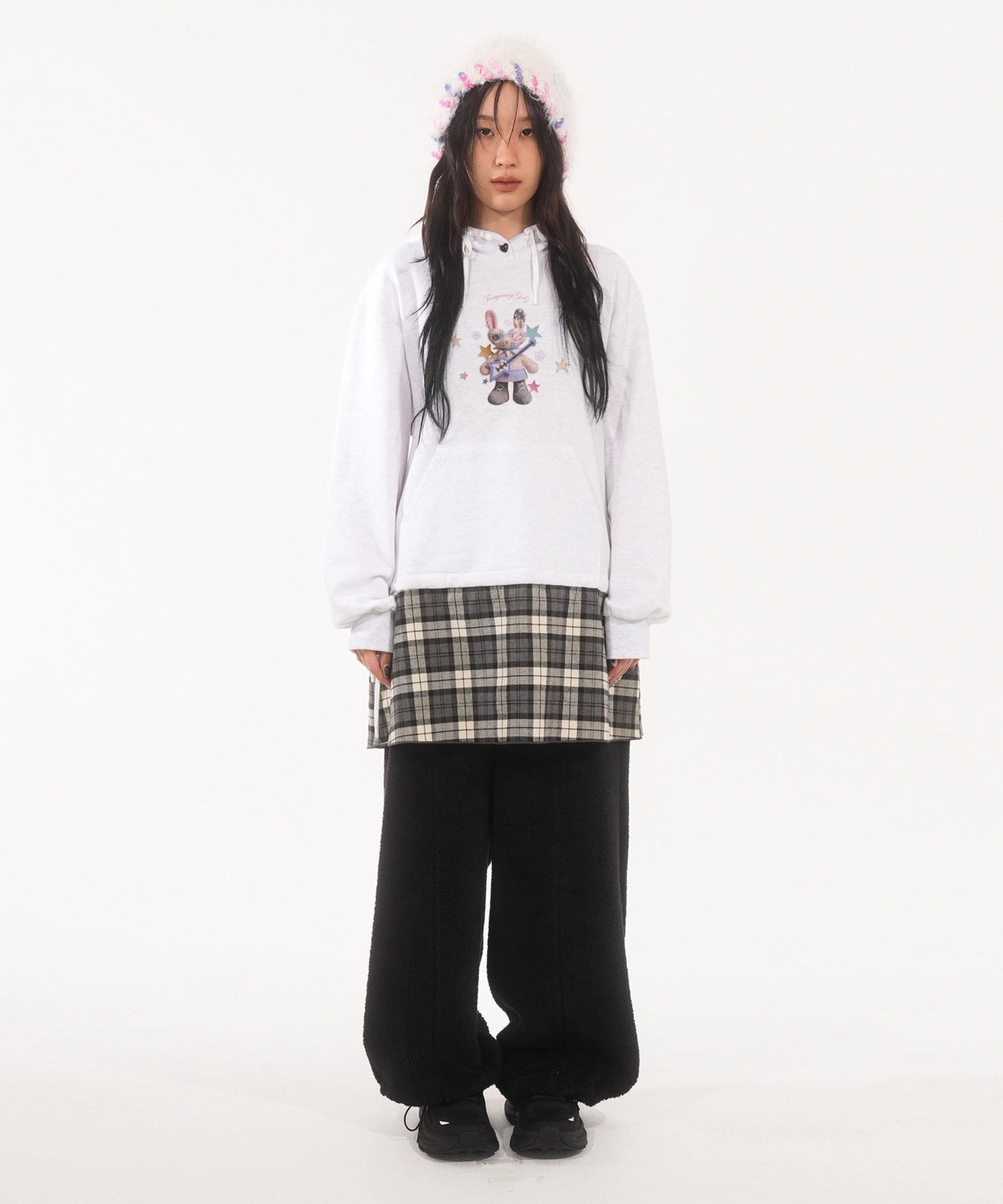 fanyoung-fw-25-lobbit-hooded-check-dress-white-gray-white-gray-s