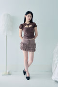 DAYNEE Echo skirt Cocoa