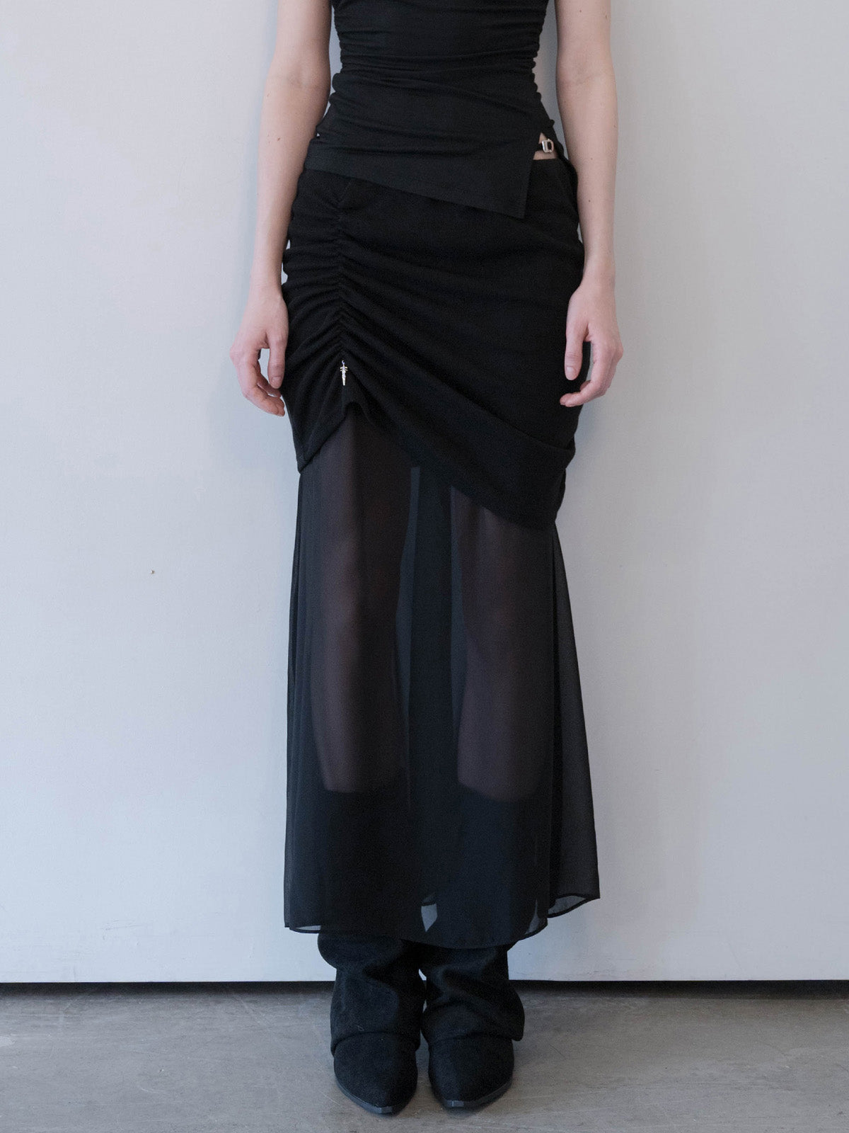 damio-ss-26-layered-chiffon-long-skirt-black-black-s