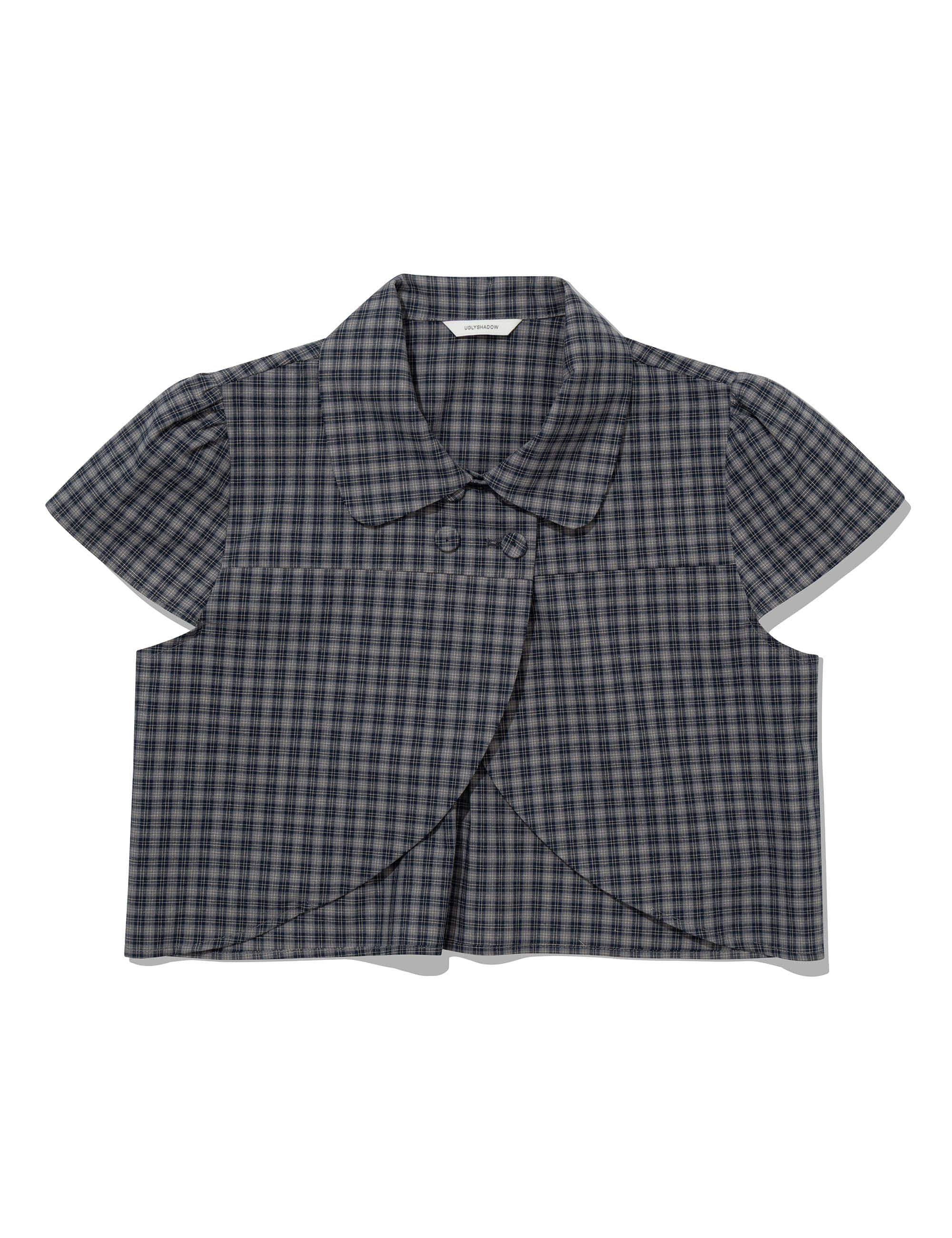uglyshadow-ss-26-checkered-double-blouse-navy-navy-s