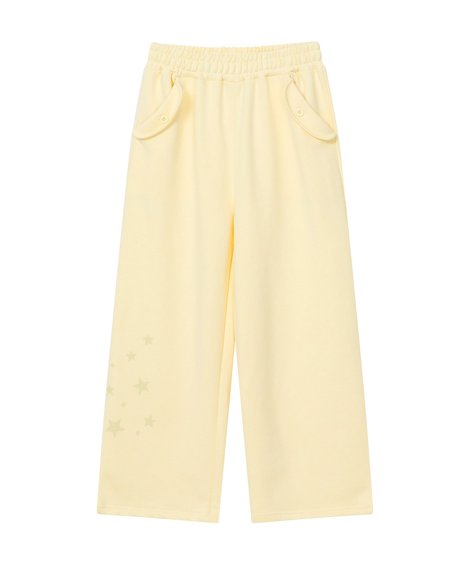 bauf-fw-26-star-melody-sweatpants-yellow-mint-s