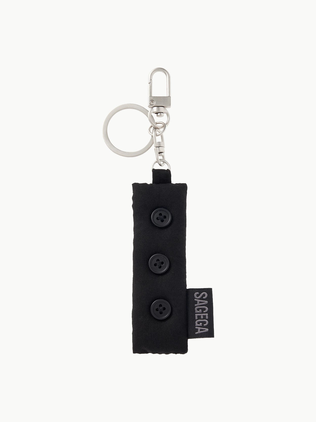 sagega-ss-26-pyjama-button-keyring-black-black-s