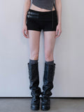 damio-ss-26-double-belt-micro-shorts-black-black-s