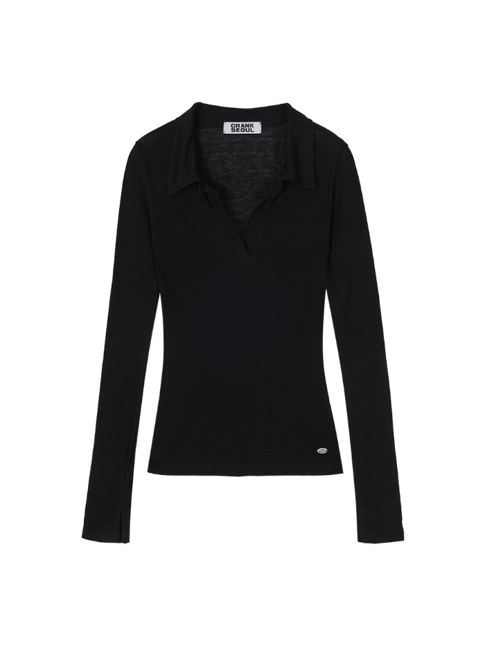 crank-ss-25-sheer-collared-top-black-black-s