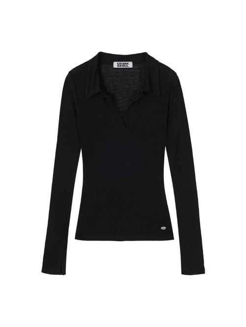 crank-ss-25-sheer-collared-top-black-black-s