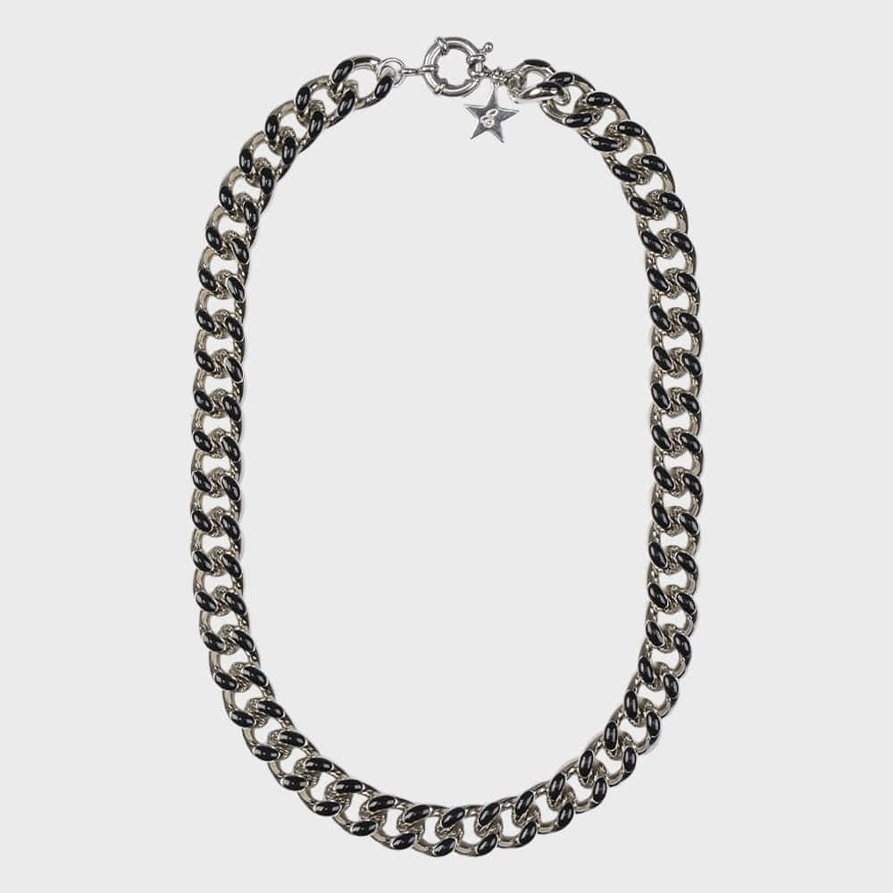 eireve-fw-25-color-bold-chain-necklace-black-black-s