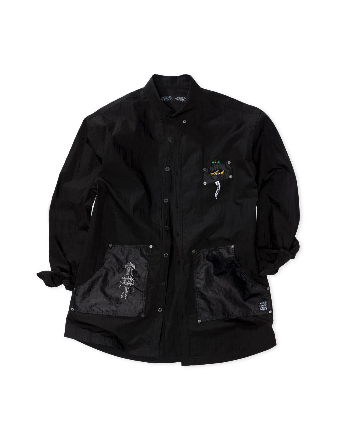 man-g-ss-26-pleated-signature-out-pocket-shirt-black-black-s