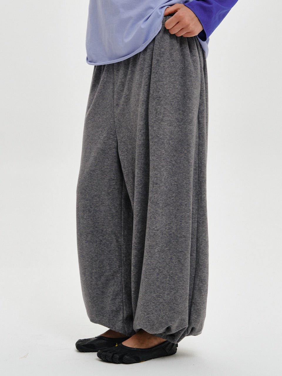 plzproject-fw-26-terry-harem-jogger-pants-gray-gray-s
