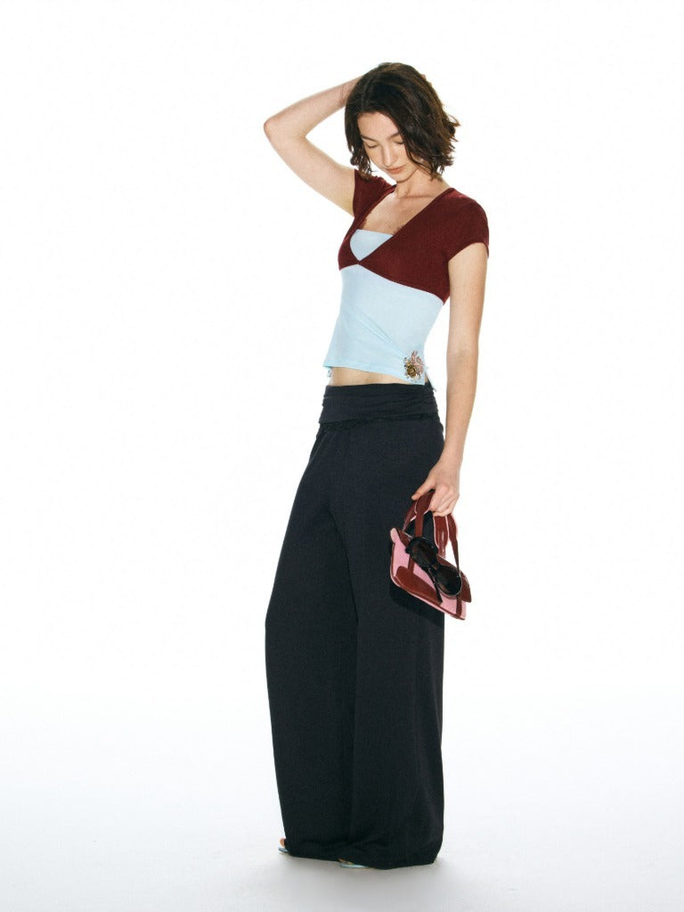 runwayticket-ss-26-color-pop-tube-top-layered-tee-set-brown-pink-s