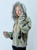 lartigent-fw-25-l21-snow-fur-hood-zip-up-khaki-khaki-s