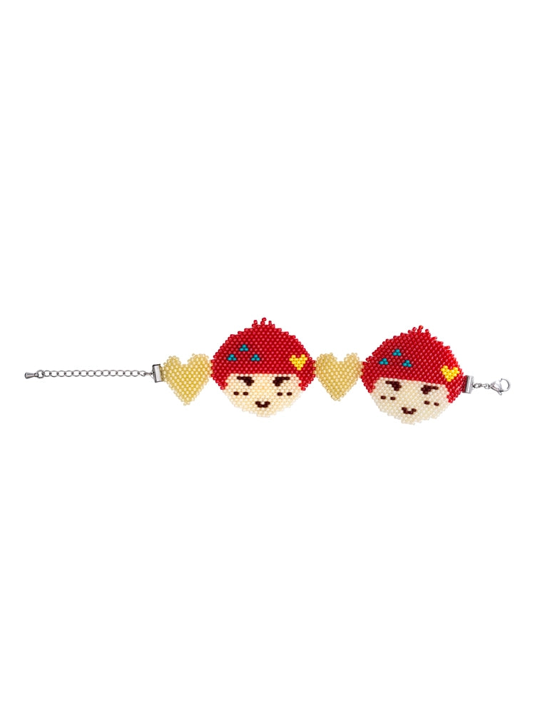 swingset-fw-26-x-dalki-dalki-face-beads-bracelet-red-s