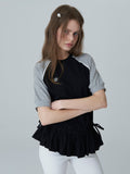 adorebelle-ss-25-wappen-dot-frill-raglan-tshirt-black