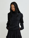 plzproject-fw-26-mock-neck-button-cardigan-charcoal-charcoal-s