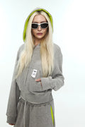 gyko-ss-25-color-point-crop-hoodie-(green&grey)
