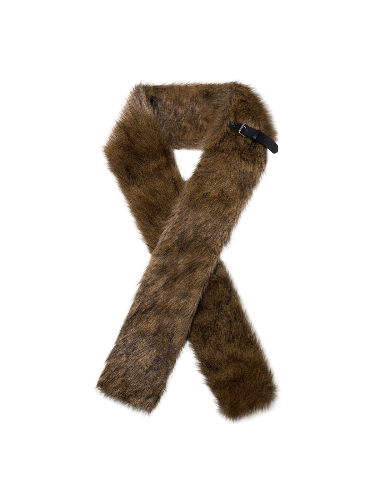 lecyto-fw-26-buckle-hairy-fur-muffler-brown-brown-s