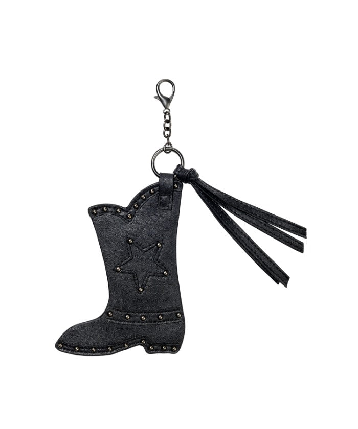 nastyfancyclub-ss-26-western-boots-keyring-black-f26qe987-black-s