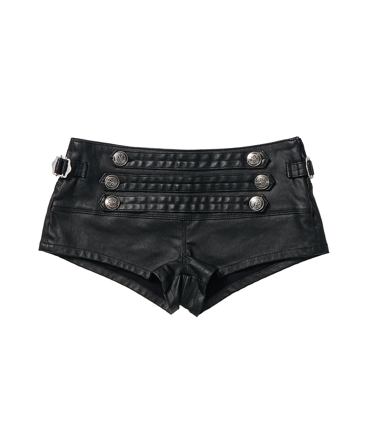 schism-inducing-fw-26-lowrise-coated-hussar-shorts-black-black-s