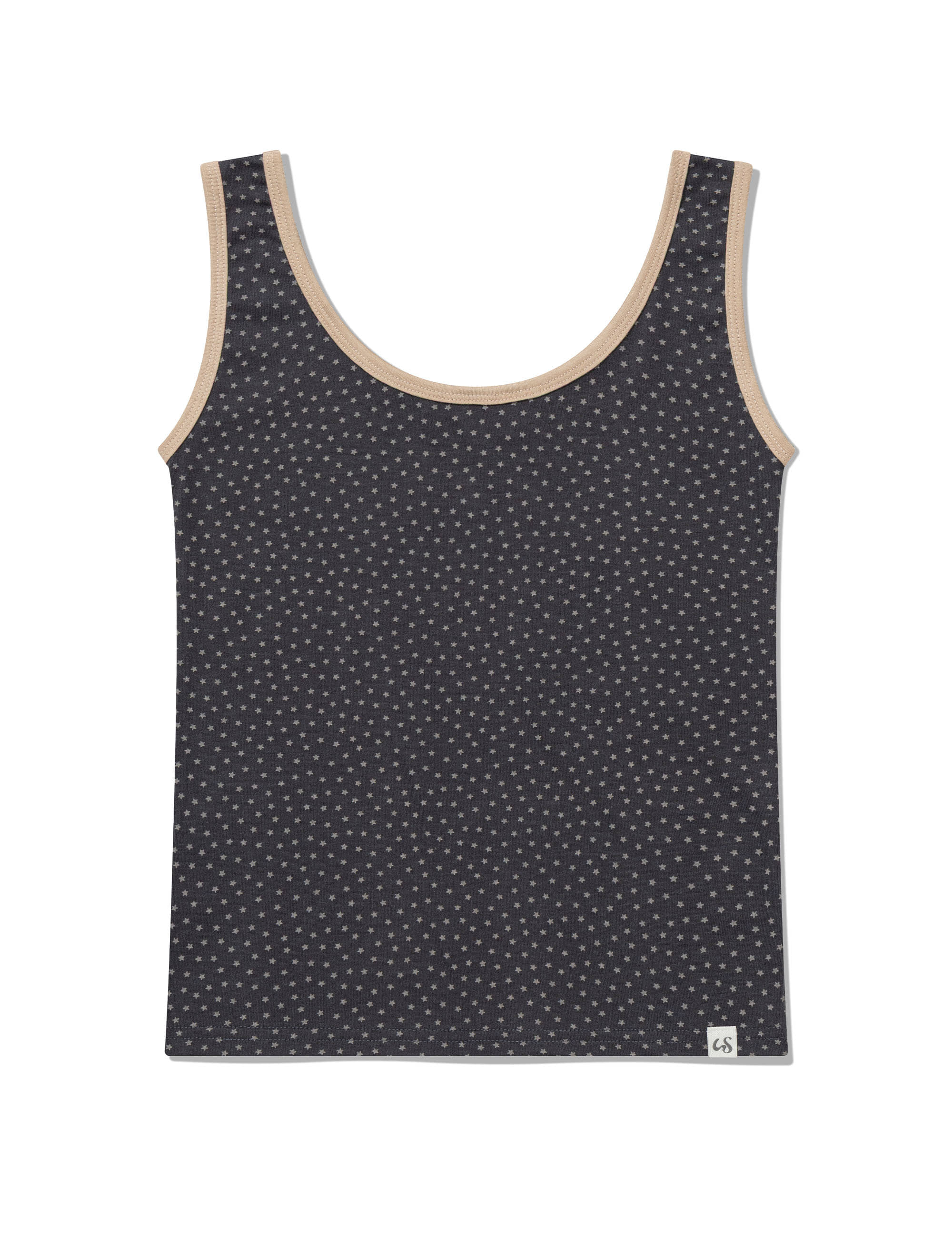 uglyshadow-ss-26-star-contrast-sleeveless-charcoal-charcoal-s