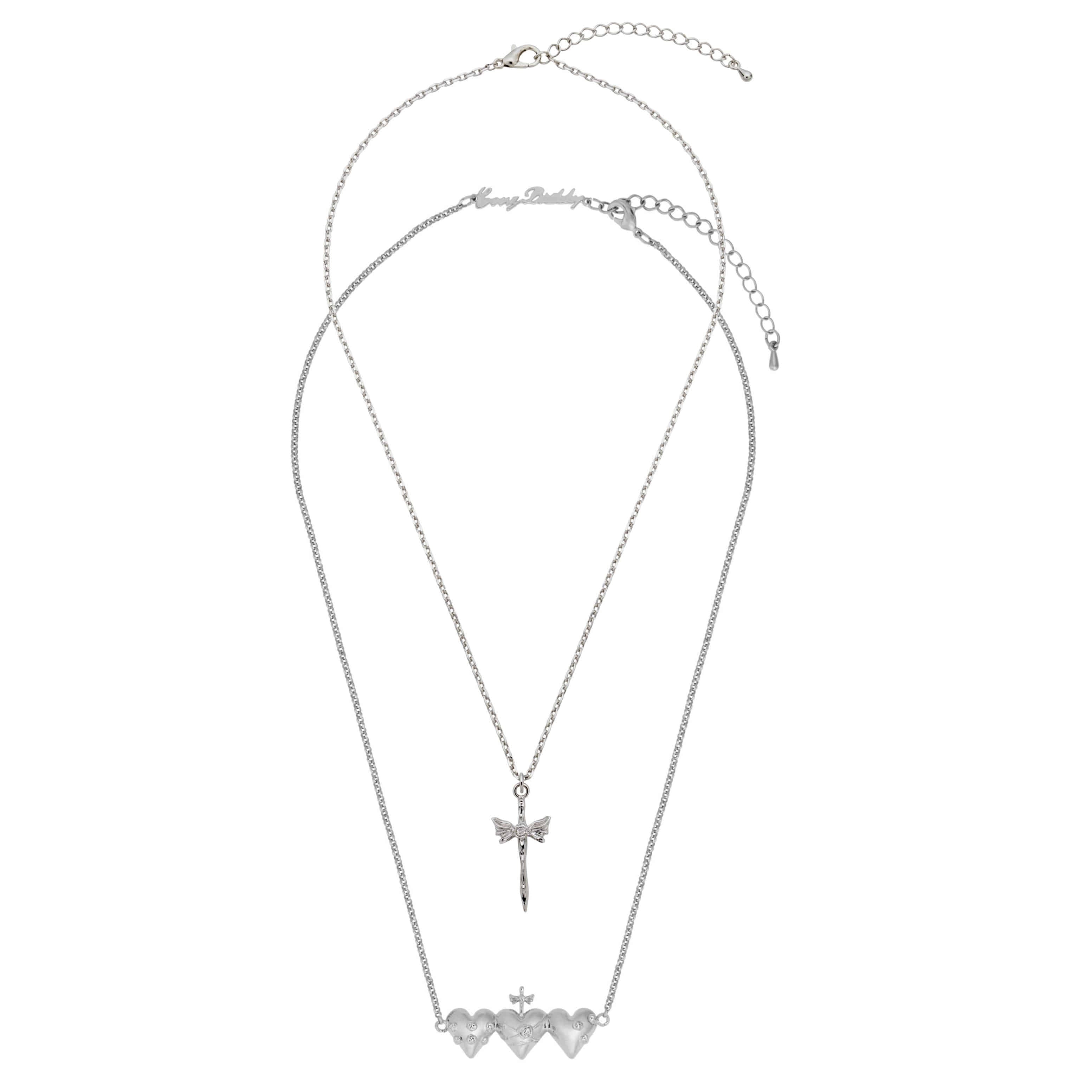 everybirthday-ss-25-ribbon-sword-s-x-heart-rose-sword-silver-necklace-set-edition