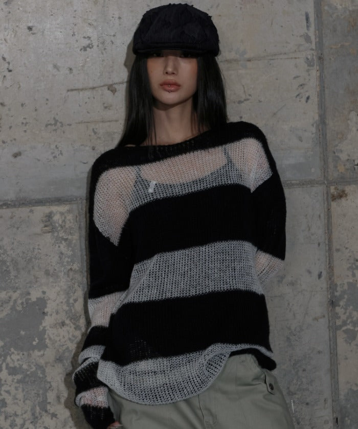 fancy-club-fw-25-hailey-stripe-knit-black-f25zb020-black-s