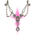 3amgang-ss-26-overdose-pink-necklace-siver-s