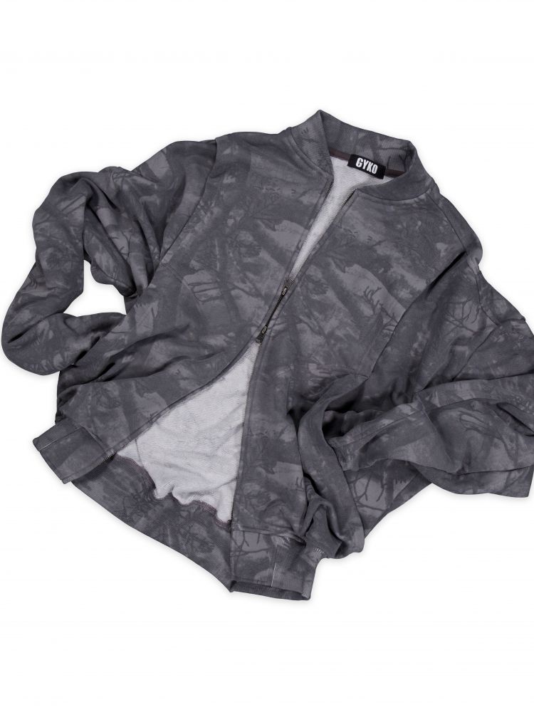 gyko-ss-26-double-pocket-bomber-zip-up-charcoal-s