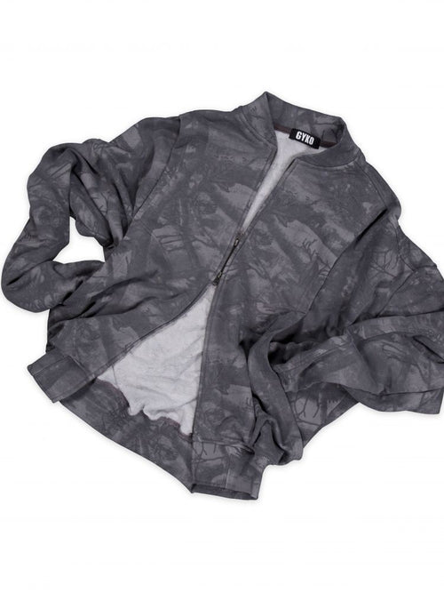gyko-ss-26-double-pocket-bomber-zip-up-charcoal-s