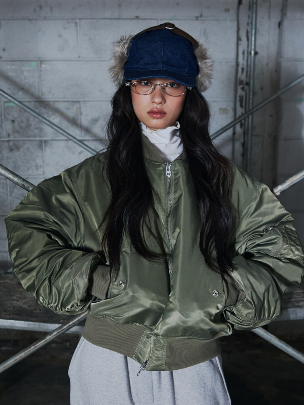 call-out-new-year-fw-26-volume-shirring-ma-1-khaki-khaki-s
