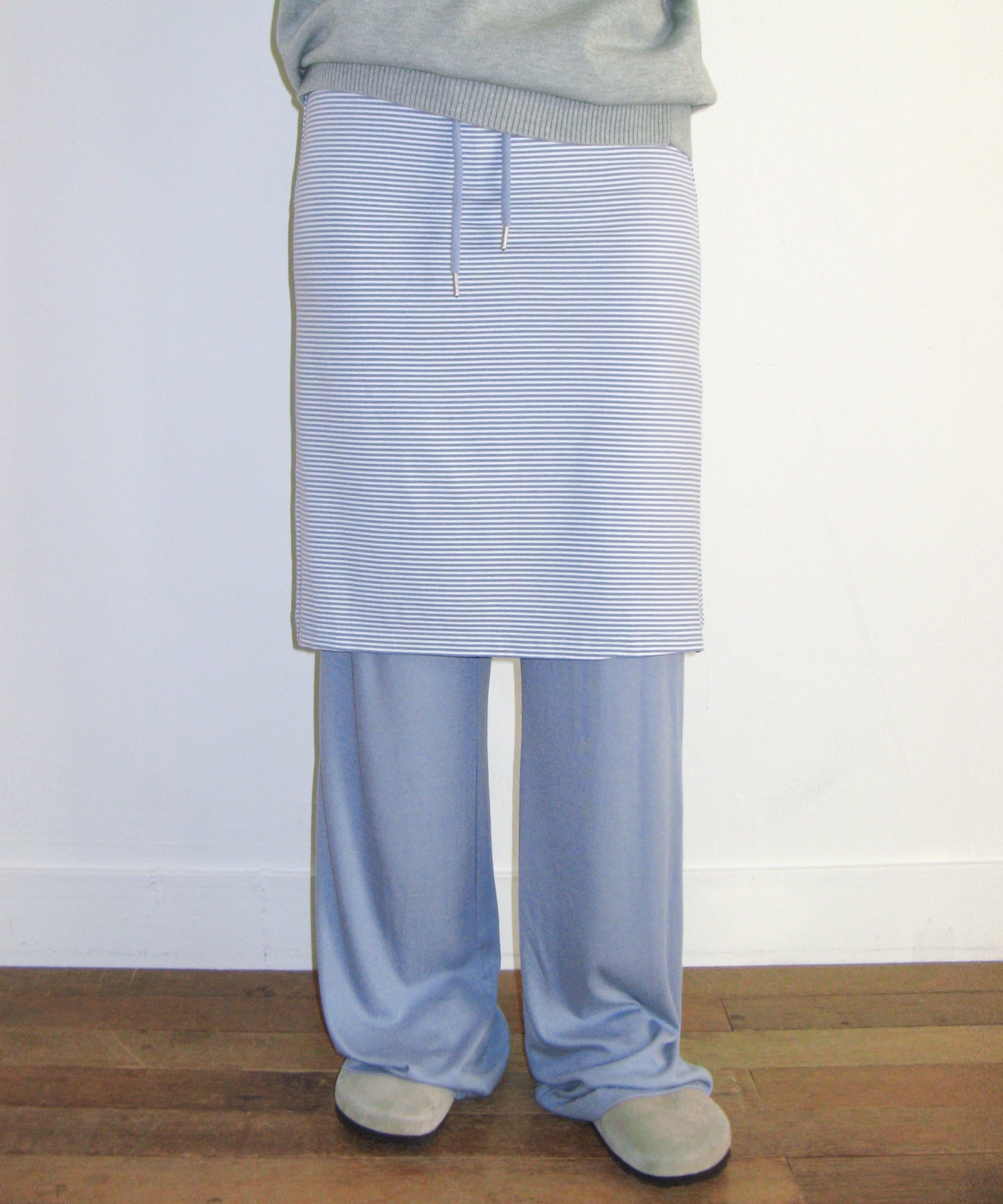 ames-worldwide-ss-26-stitch-layered-midi-skirt-pants-blue-blue-s