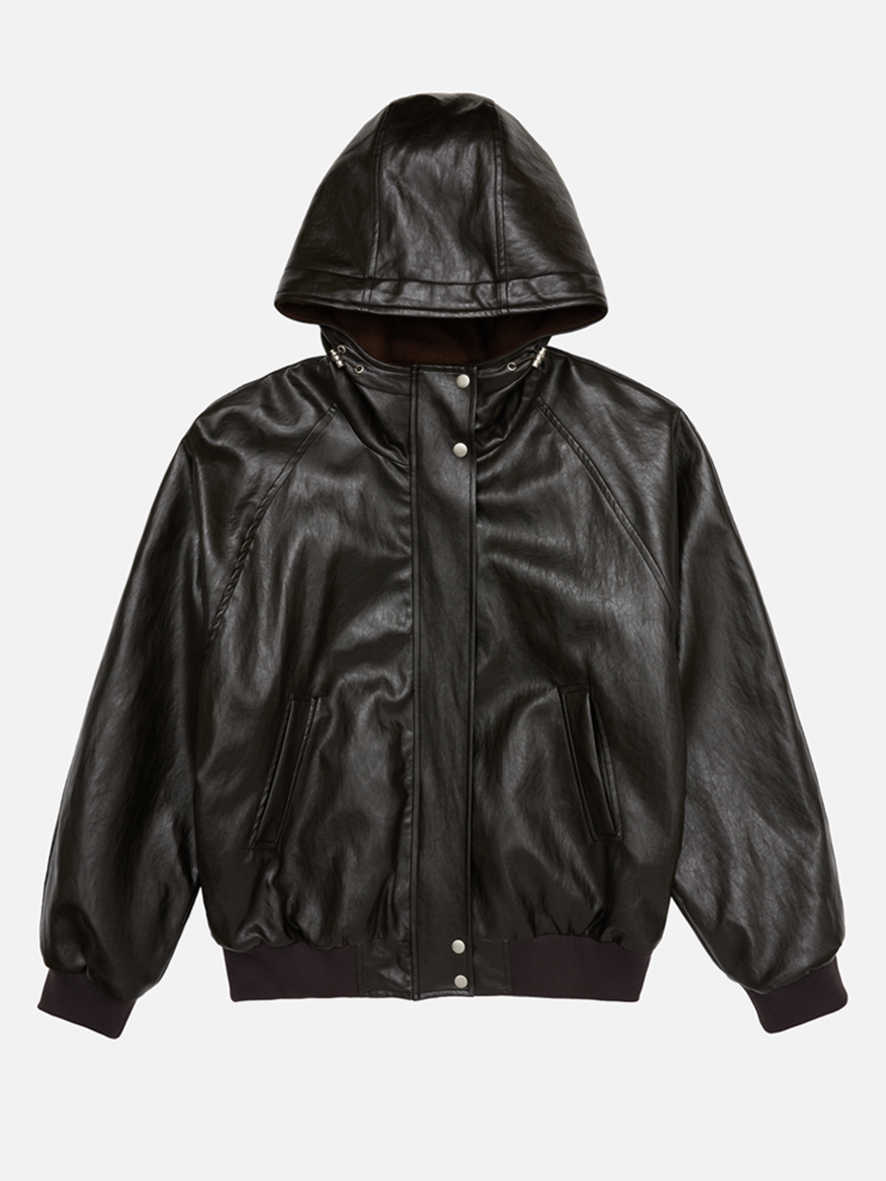 call-out-new-year-fw-25-fleece-leather-hood-blouson-jumper-brown-brown-s
