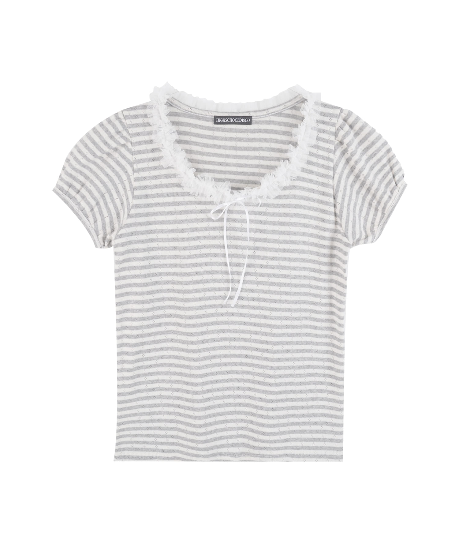 high-school-disco-ss-26-lace-stripe-short-sleeve-melange-grey-melange-grey-s