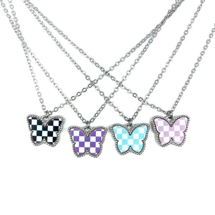 wandering-youth-ss-26-checkerboard-butterfly-necklace-4color-black-s