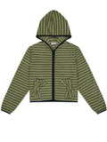 lo-axual-fw-25-fleece-multi-stripe-ribbon-hood-zip-up-green-green-s