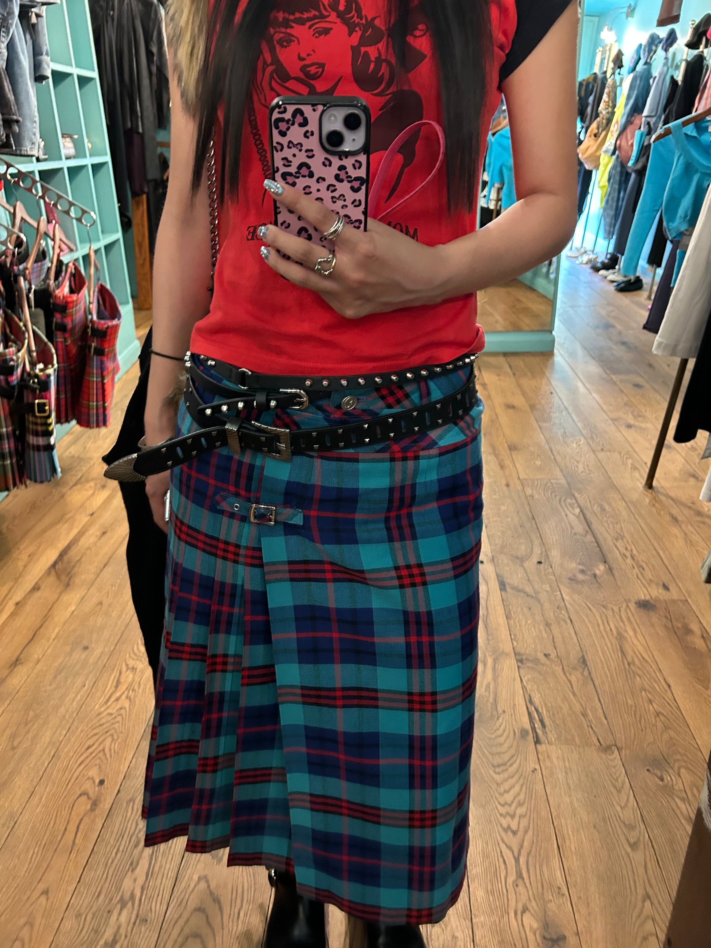 stekiyouth-ss-25-check-bondage-pants-&-skirt-(set)